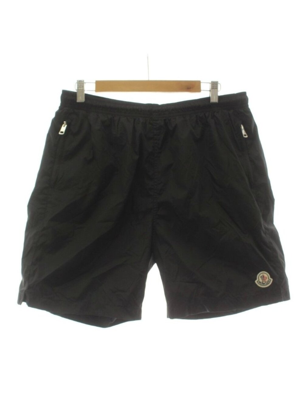Moncler Pantalone Bermuda Shorts Easy Nylon 48 Black